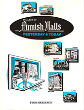 cover of AN ALBUM OF FINNISH HALLS: YESTERDAY AND TODAY, a visual representation by Heino Hannula